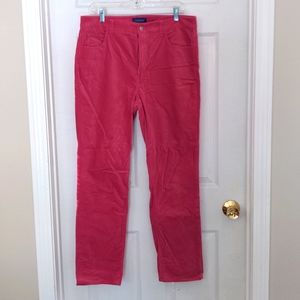 Talbots velveteen straight leg pants